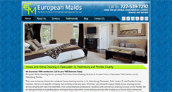 Desktop Screenshot of europeanmaidscleaning.com